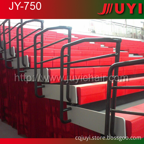 JY-750 Factory Price Indoor Gym Bleachers Retractable grandstand Bleachers retractable bleachers for sale